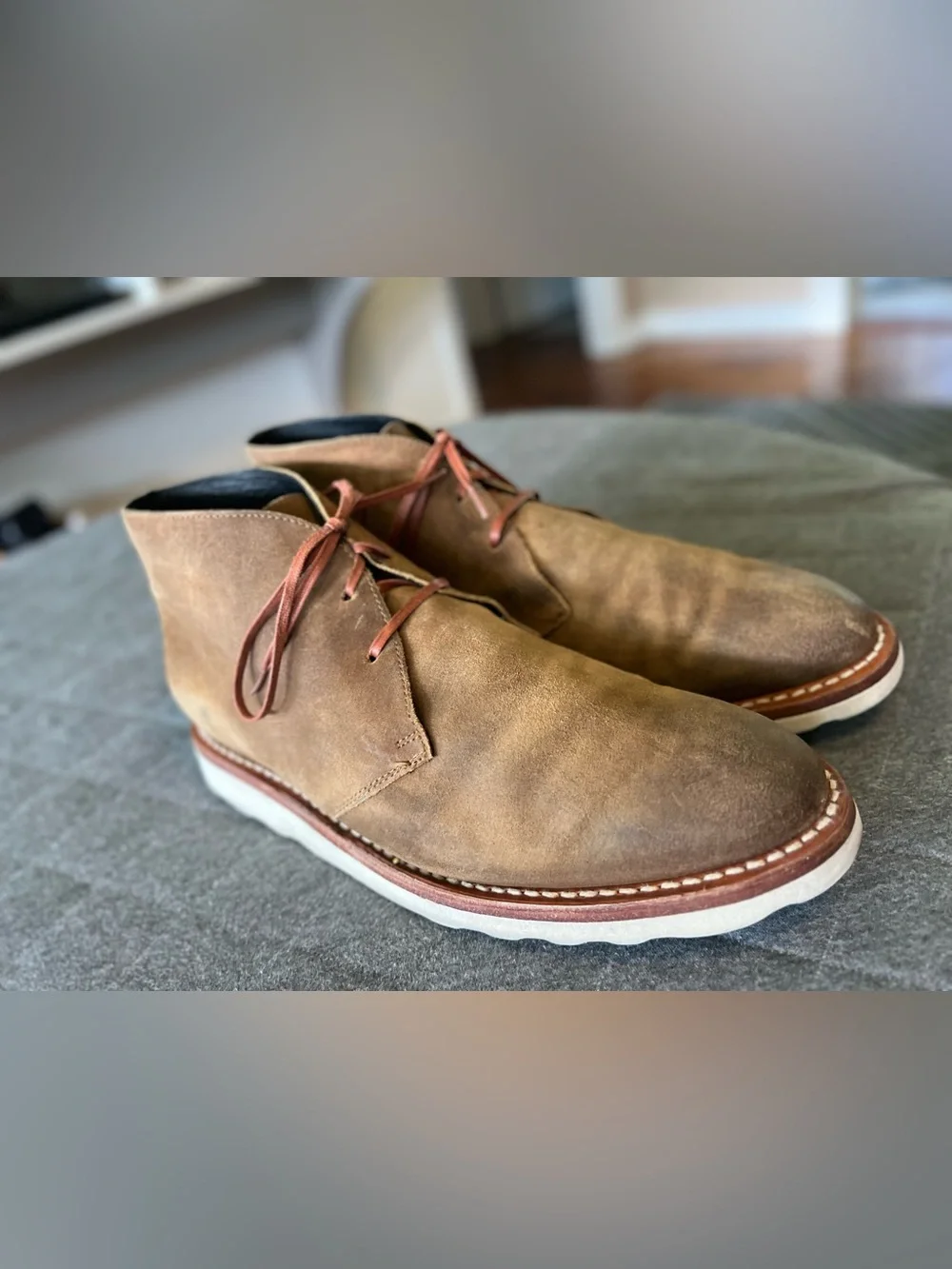 THURSDAY BOOTS COMPANY Sz 12 Scout Brown Suede Small Batch Boots Orig $160